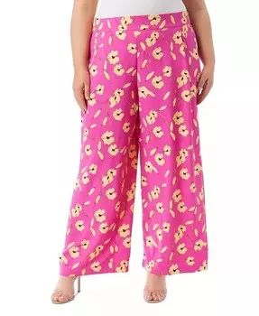 Модные широкие брюки Winnie больших размеров Jessica Simpson, мультиколор