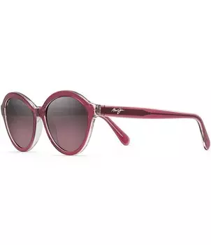 Модные солнцезащитные очки Maui Jim Mariana PolarizedPlus2 55 мм, розовый