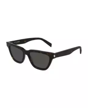 Модные солнцезащитные очки Saint Laurent, коричневый