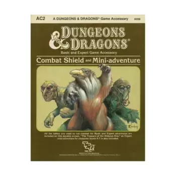 Модуль Combat Shield and Mini-Adventure, Basic Dungeons & Dragons (Original Edition) - Sourcebooks & Accessories