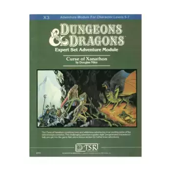 Модуль Curse of Xanathon (1st Printing), Basic Dungeons & Dragons (Original Edition) - Modules & Adventures - X Series