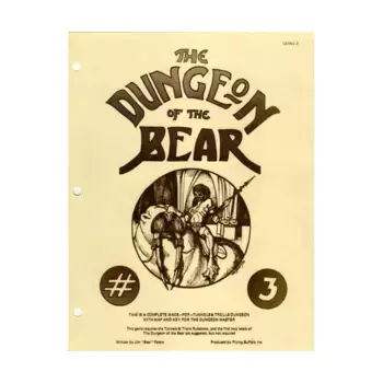 Модуль Dungeon of the Bear #3, Tunnels & Trolls - Core Rules & Assorted (1975-2007)