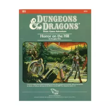 Модуль Horror on the Hill, Basic Dungeons & Dragons (Original Edition) - Modules & Adventures - B Series