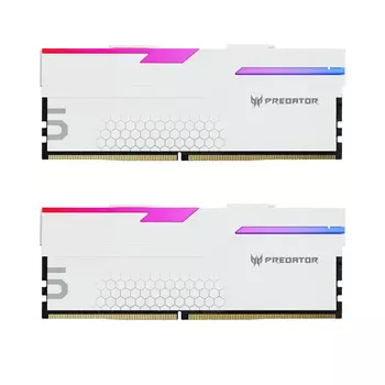 Модуль памяти Acer Predator Hermes, 64 ГБ DDR5 (2 x 32ГБ), 6400 МГц, BL.9BWWR.423, белый