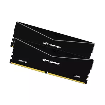 Модуль памяти Acer Predator Pallas II, 32 ГБ DDR5 (2 x 16ГБ), 6600 МГц, BL.9BWWR.435, черный