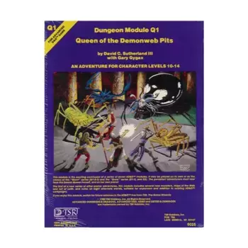 Модуль Queen of the Demonweb Pits (3rd Printing), Advanced Dungeons & Dragons (1st Edition) - Modules & Adventures - D, G & Q Series