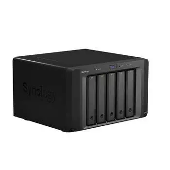Модуль расширения для сетевого хранилища Synology DX517 с 5 отсеками, черный