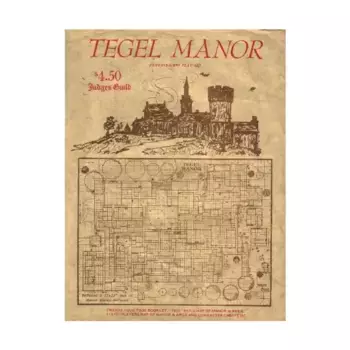 Модуль Tegel Manor (2nd Printing), Dungeons & Dragons Fantasy Modules (T - V) (Judges Guild)