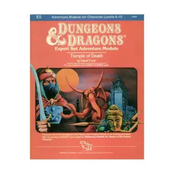 Модуль Temple of Death (1st Printing), Basic Dungeons & Dragons (Original Edition) - Modules & Adventures - X Series