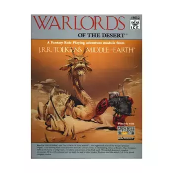 Модуль Warlords of the Desert, Middle-Earth Role Playing (MERP) (1st Edition) - Adventure Books