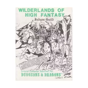 Модуль Wilderlands of High Fantasy (3rd Printing), Dungeons & Dragons Fantasy Modules (W - Z) (Judges Guild)