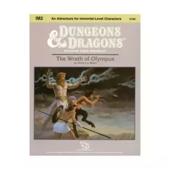 Модуль Wrath of Olympus, Basic Dungeons & Dragons (Original Edition) - Modules & Adventures - Assorted