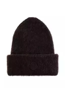 Мохеровая шапка MONCLER, коричневый