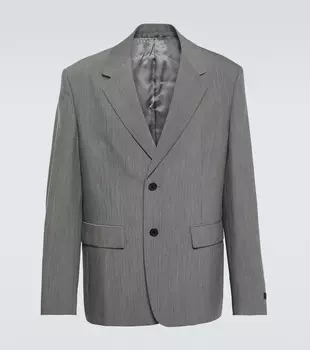 Мохеровый блейзер Prada, Grigio