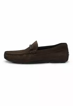 Мокасины BOSS, цвет dark brown one
