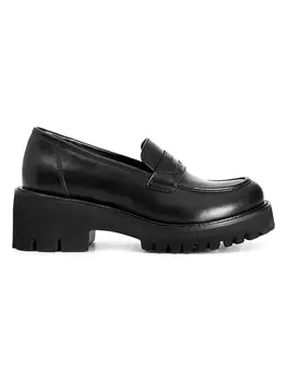 Мокасины Cafe Noir Leder Mokassins, черный