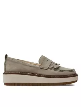 Мокасины Clarks, серый