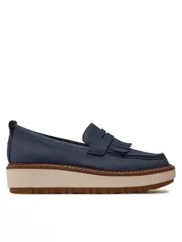 Мокасины Clarks, темно-синий