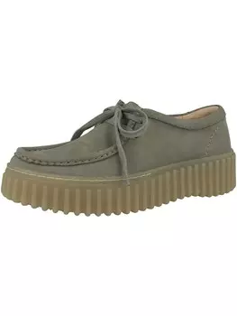 Мокасины CLARKS Torhill Bee, зеленый