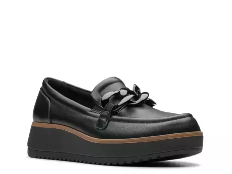 Мокасины Clarks Zylah May, черные