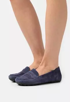 Мокасины Geox замшевые, синий
