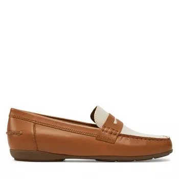 Мокасины Geox D Annytah Moc D25BMA 00043 C5F5V Camel/Lt Sand, коричневый