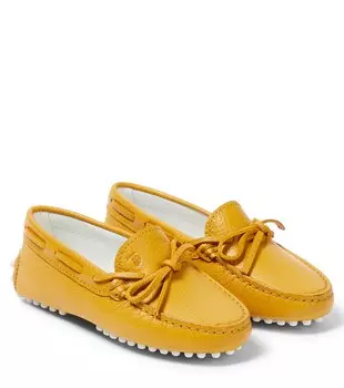 Мокасины Gommino из кожи Tods, желтый
