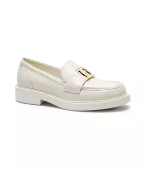 Мокасины кожаные Guess Shuttle, белый
