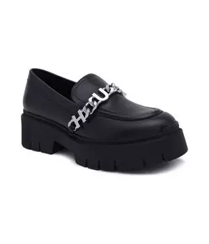 Мокасины кожаные Hugo Kris, черный