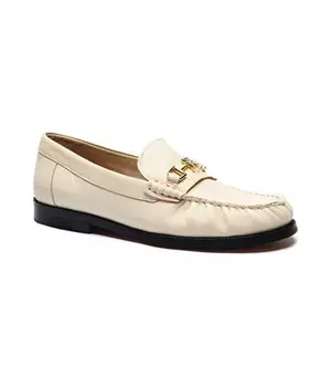Мокасины кожаные Tommy Hilfiger, экрю