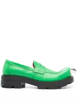 Мокасины Moggies Charles Jeffrey Loverboy, зеленый