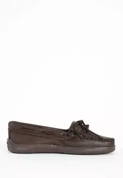 Мокасины Moosehide Kilty Minnetonka, коричневый