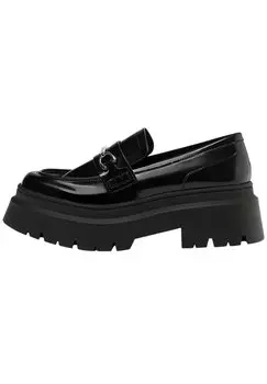 Мокасины PULL&BEAR, черный