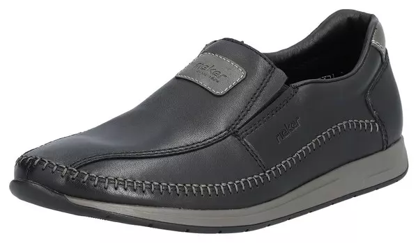 Мокасины Rieker, черный