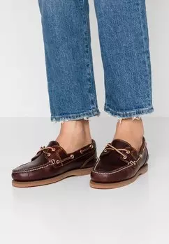 Мокасины Timberland со шнурком, коричневый