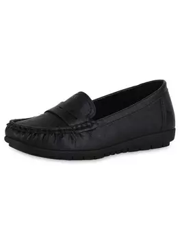 Мокасины Van Hill Moccasins Eleanor, черный