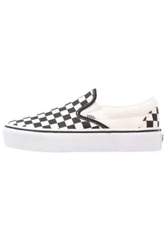 Мокасины Vans UA CLASSIC SLIP-ON PLATFORM, цвет Black/White