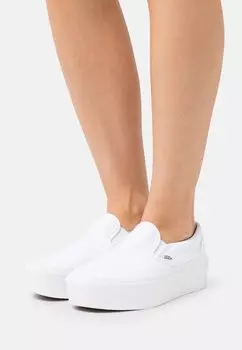 Мокасины Vans CLASSIC STACKFORM, цвет True White