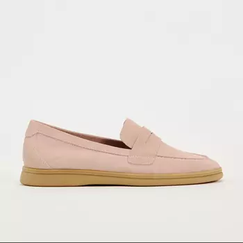 Мокасины Zara Leather, экрю