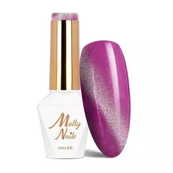 Molly Nails Neon Flashy Cat Eye HEMA Free 8 г № 174 Гибридный лак для ногтей