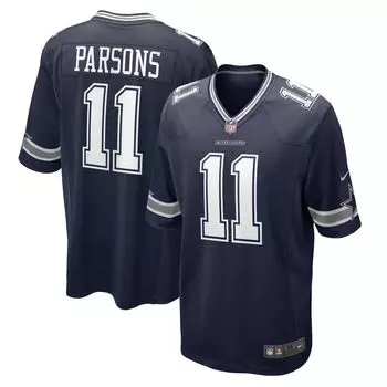 Молодежная игровая майка Nike Micah Parsons Navy Dallas Cowboys Nike