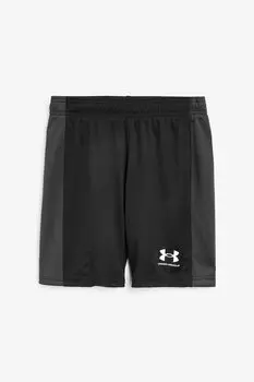 Молодежные футбольные шорты Challenger Under Armour, черный