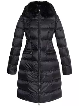 Moncler длинный пуховик Boedic, черный