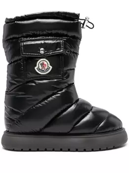 Moncler дутые сапоги Gaia, черный
