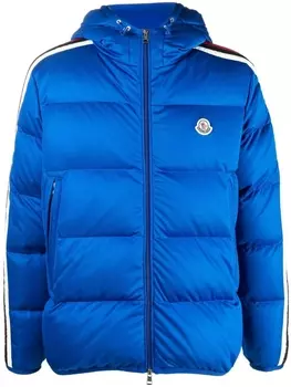 Moncler короткий пуховик Sanbesan, синий