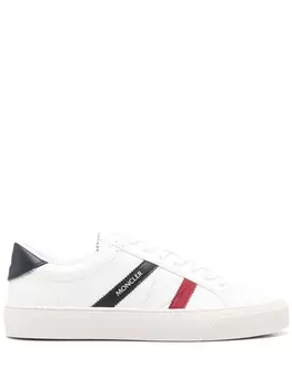 Moncler кожаные кроссовки Monaco 2, белый