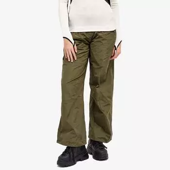 Moncler Нейлоновые спортивные брюки, зеленый