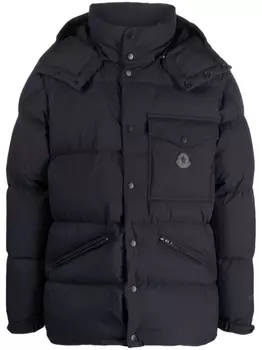 Moncler непромокаемая куртка с капюшоном, синий