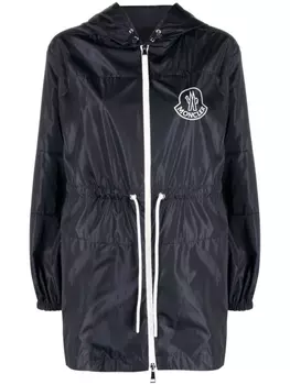 Moncler парка Veirade с капюшоном, синий