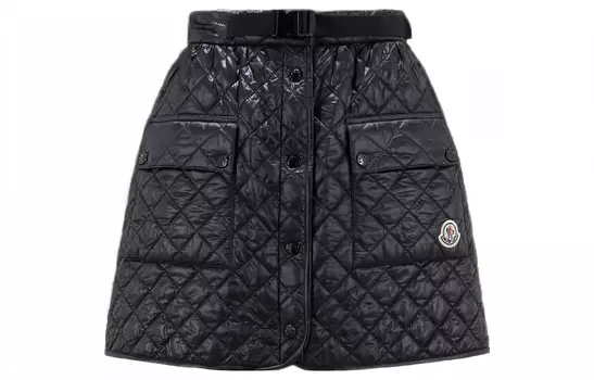 Moncler Повседневная короткая юбка женская черная